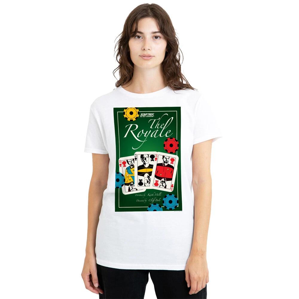 Star Trek TNG Season 2 Episode 12 Ladies T-Shirt S-2XL, White 3XL