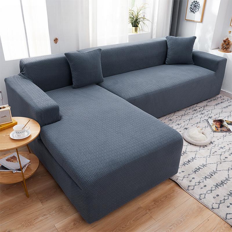 Capa elástica antiderrapante para sofá, capa universal com tudo incluído, quatro estações, toalha de sofá preguiçosa, pano de cobertura completa