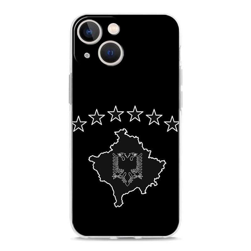 Phone Case For iPhone 17 Air Cases iPhone 16 15 12 13 14 Pro Max SE 7 8 Plus iPhone11 Clear Soft Cover Albania Albanians Flag