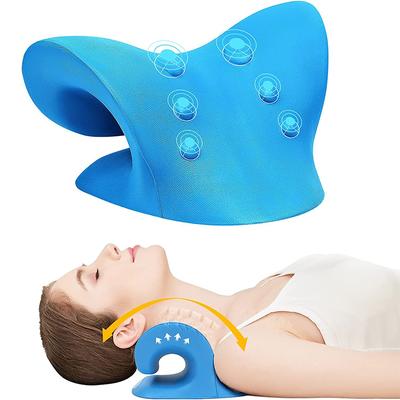 Neck And Shoulder Relaxation Is Used To Relieve Pain Of TMJ And Cervical Diastolic Devices Chiropractic Pads Neck Stretchers