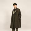 CROQUIS Men's 2025 Winter H-Lapel Long Wool Blend Coat
