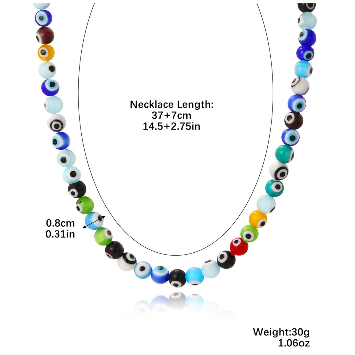 

Ожерелье для женщин Модные аксессуары Бисерная глазурь Ключица Цепочка Ожерелье Ins Wind Color Glaze Бисерное ожерелье Женское элегантное ожерелье