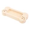 Business Card Holder Display Wooden Bone Shaped Lightweight Business Card Stand Organizer Rack