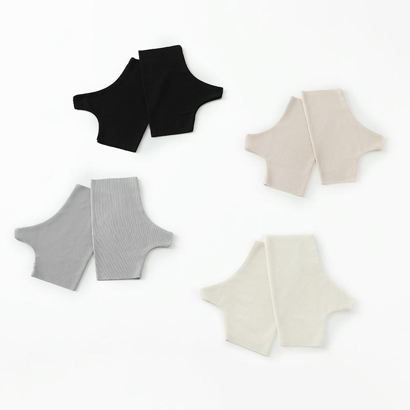 Neutral Ice Silk Leak Finger Summer Sun Protection Gloves Thin Silk Cycling Driving Letter Office Typing Short Half Finger Glove
