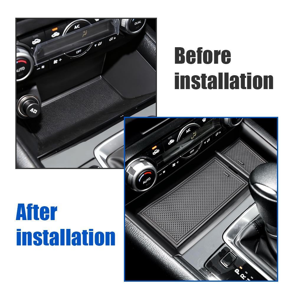 Mittelkonsolen-Aufbewahrungsbox für Mazda CX5 CX-5 2025 2025 2025 Mittelkonsole vorne Organizer-Ablage ABS Zubehör Auto Einsatzbox