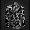 Men's Abstract Design Printed Long Sleeve Shirts Casual Cardigan New Button Holiday Fashion Shirts