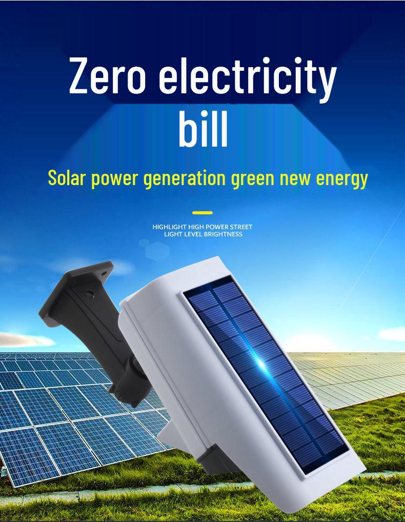 Solar-Powered Outdoor Light with Camera and Motion Sensor