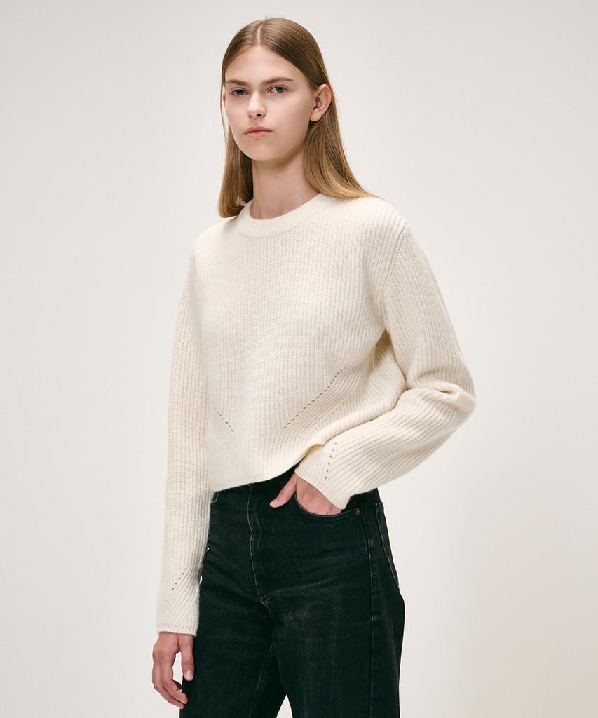 KEI CURRENT Fisherman Sweater_Ivory