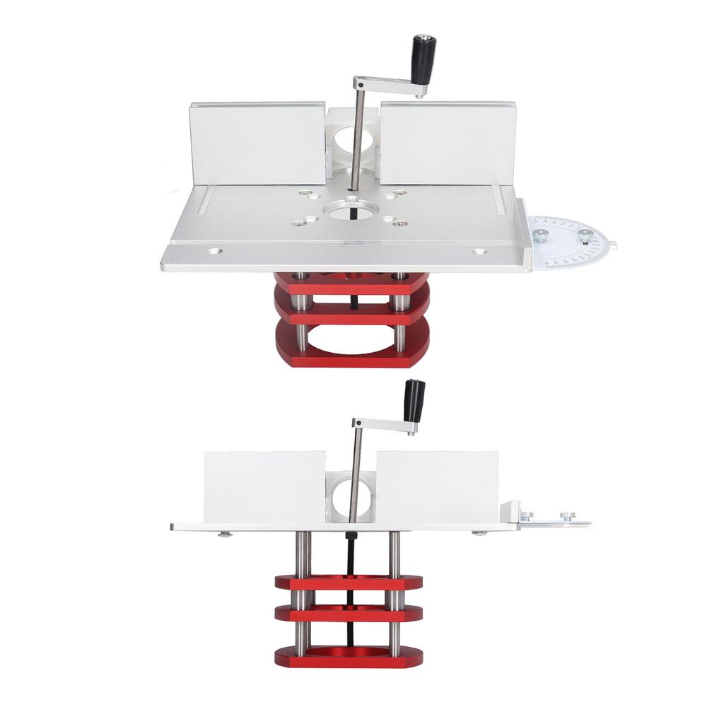 Router Lift with Top Plate Router Lifting Base Woodworking Slotting Trimming Chamfering Table Top