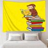 Curious George1 Tapestry for Bedroom Aesthetic Classroom Tapestries Wall Hanging for Living Room Dorm Office,Ideal Creative Gift