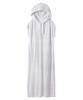 Smooth Line Border Hoodie Dress