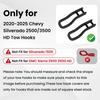 Tow Hook Covers For Silverado 2500/3500 HD -2026, Hitch Cover Front Tow Hooks Compatible With Chevrolet Silverado 2500/3500 -2026 Accessories (Red)