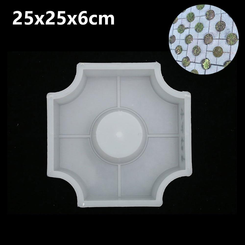 

1Pcs 25x6cm Stepping Stone Paver Hollow Grass Concrete Path Maker Mold For Lawn Patio Yard Garden
