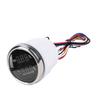 52mm 2 In 1 Digital Water Level Sewage Gauge Multi Function with White Backlight for RVs Trucks Boat Yachts Black Dial