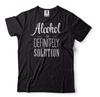 Mens Acohol Is Definitely Solution T-shirt Funny Drinking Party Shirt Joke Shirt