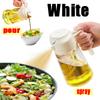 Glass Oil Spray Sprayer for Cooking Olive Spray Spray Oil Polisher Mister for Salad BBQ Kitchen Baking Empty Vinegar Bottle