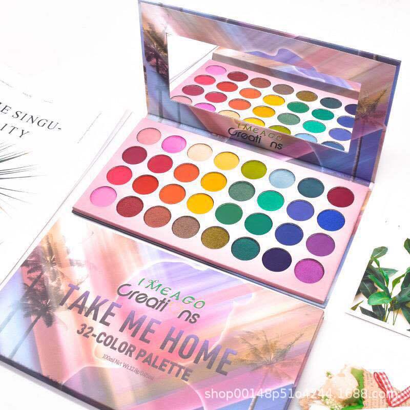 Buy 32 Color Flash Eyeshadow Ladies New Eyeshadow Palette Matte Eye