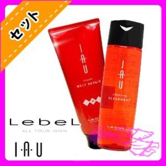 Lebel iau Cleansing Clearment Shampoo 200mL Cream Silky Repair Treatment 200mL Set &