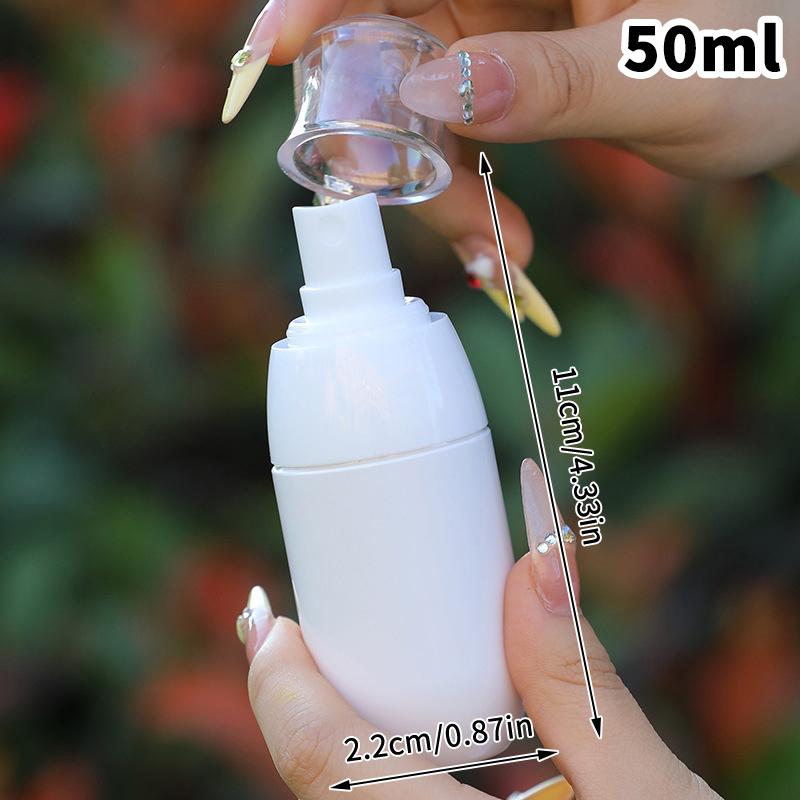 Flacone con Pompa in Plastica da 30/50/100ml per Crema Shampoo, Flaconi Portatili Ricaricabili per Lozione, Contenitore Spray, Strumenti da Viaggio per Oli Essenziali