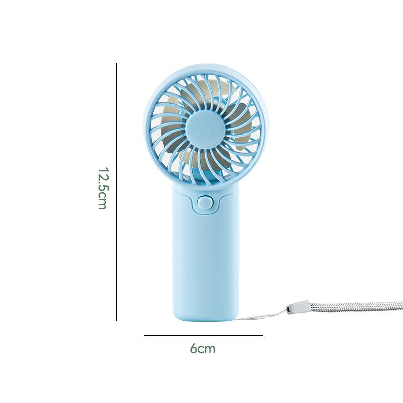 Small Portable Fan Handheld Lightweight Pocket Size Mini Fan USB Rechargeable for Home Work and Travel