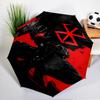 Dark Warrior's Rise Umbrella 8-Frame for Travel, Camping, Casual Lightweight Portable Umbrella, Essential for Every Family Holidays Gift