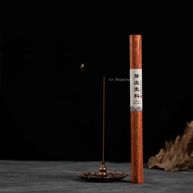 20g/Tube Sandalwood Stick Incense Natural Agarwood Bedroom Living Room Study Room Tea Room Purify The Air Deodorize Joss Stick