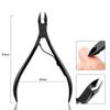 D501 Stainless Steel Cuticle Nipper & Hangnail Remover Set - Gray Manicure Tool