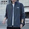 JEEP SPIRIT Men's Casual Fleece Cardigan Jacket
