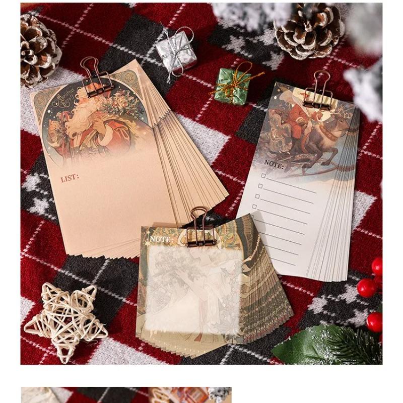 12Pcs Christmas Gift Box Sticker Set for Journaling  Scrapbooking Supplies DIY Decorations Christmas Themed Ledger Decoration Collage Materials