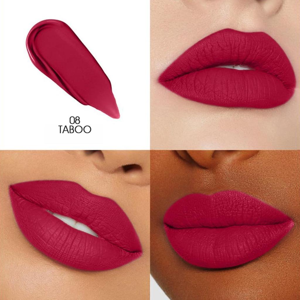 Colors Queen Totally Matte Liquid Lipstick, Intense Color Payoff, Lightweight & Comfortable, One Swipe Application, Long Lasting, Non Transfer Liq