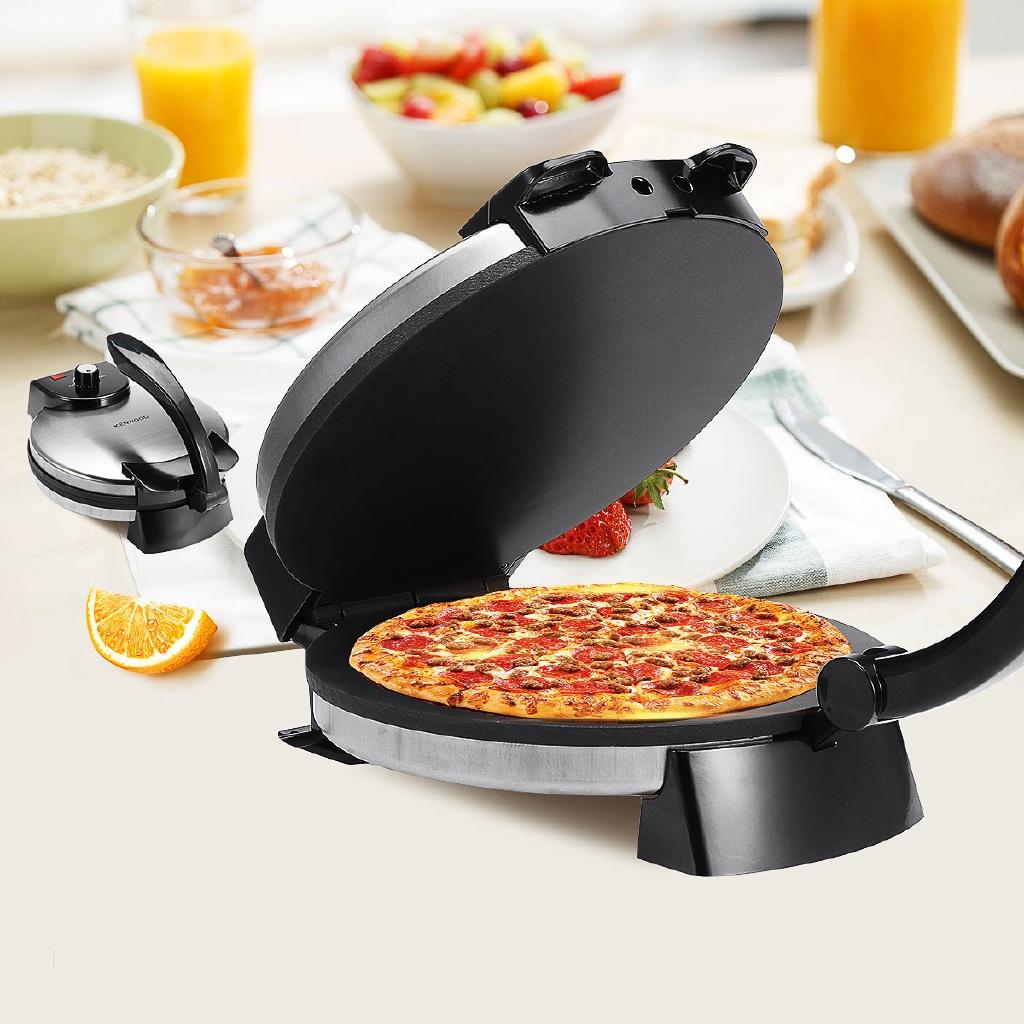 2000W  Paratha Chapati Flat Bread Pizza Tortilla Maker Cooking Tools Appliance Kitchen Electric Roti Crepe Maker 32 X 25 X 7 Cm