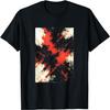 Abstract Graffiti Art Red Splash Edgy T-Shirt