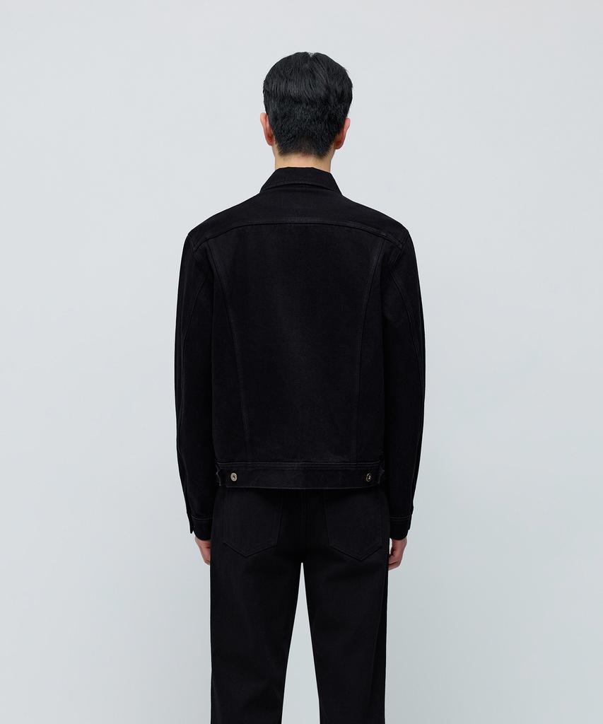 Musinsa Standard Prairie Denim Trucker Jacket [Black]