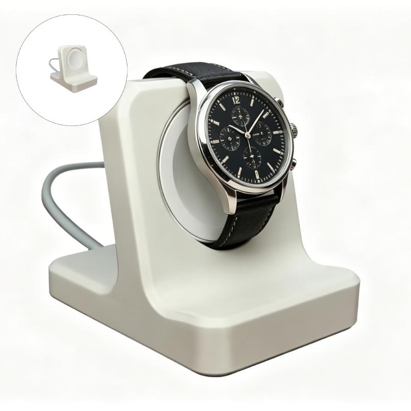 Premium Watch Stand with Smooth Surfaces Ergonomic Tilt Angles Design Simple Yet Functional Part Convenient Viewing