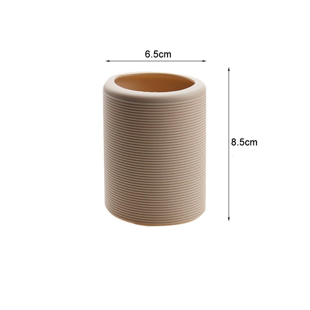 6.5CM Silicone Heat Insulated Cup Sleeve Stripes Non-slip Wraps Protective For Glass Cup Sleeve Water Bottle Kettle Cover