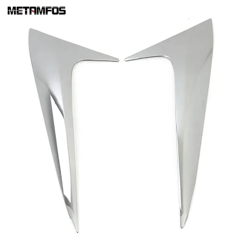 Rear Window Side Spoiler Wing Cover Molding Trim For Mazda CX8 CX-8 2017- CX9 CX-9 2016- Chrome Accessories Car Styling