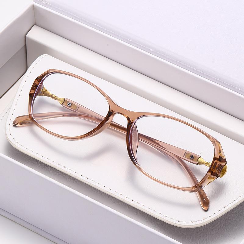 Neue Ultraleichte Blaulichtfilter-Lesebrille für Damenmode, Kleiner Rahmen, Hochauflösende Lesebrille 1903