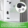For Durable Black Shower Handle Replacement for Model 100657 Compatible with Various Valve Systems Easy Installation