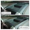 Center Console Storage Box Trim Cover for 15-20 For Ford F150 Soft Carbon Fiber