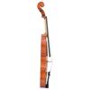 Violin Complete Set with Bow and Chin Rest Dark Wood Size 4 4