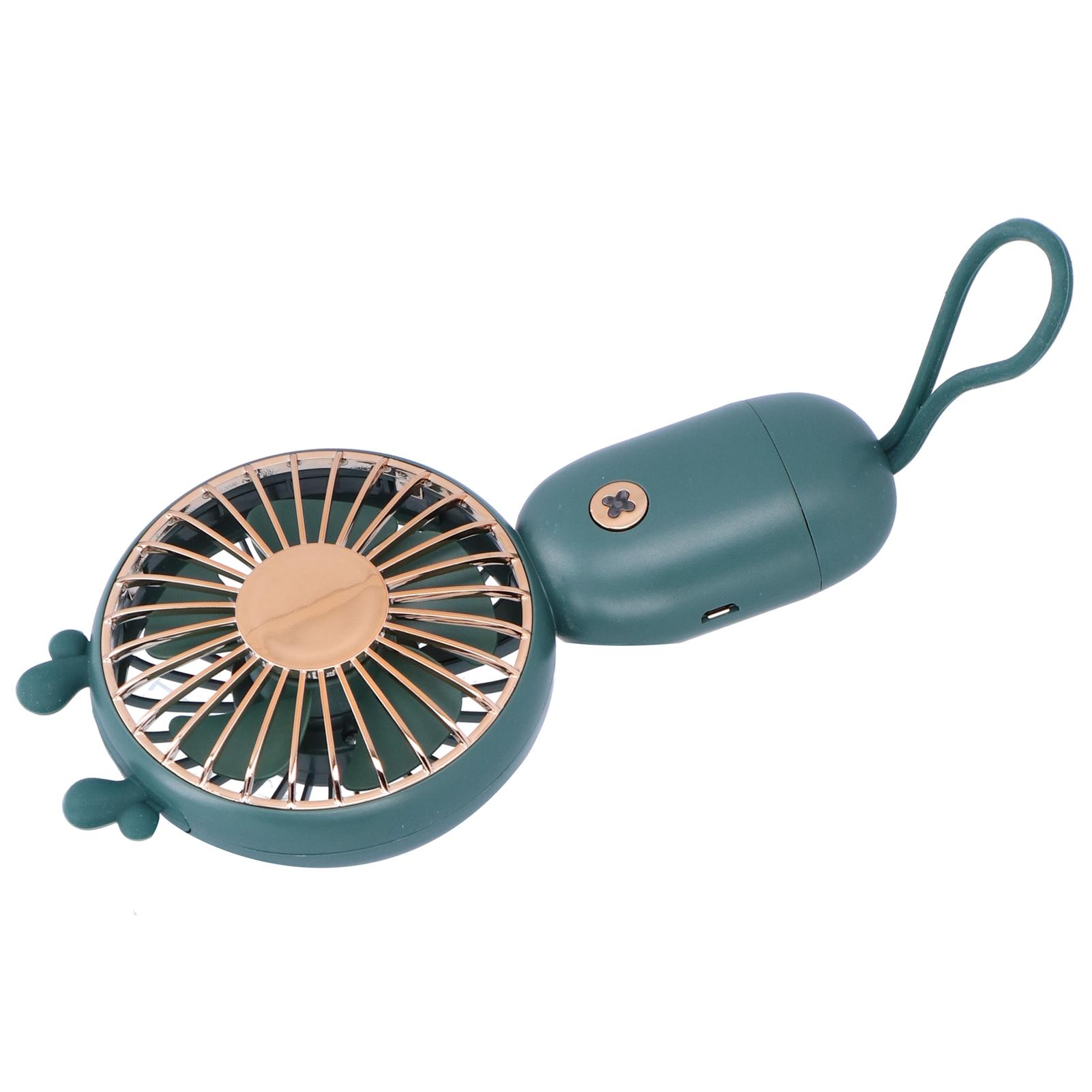 Adjustable Mini Fan Portable Handheld USB Mute Fan for School Outdoor Home Office Use Type 2