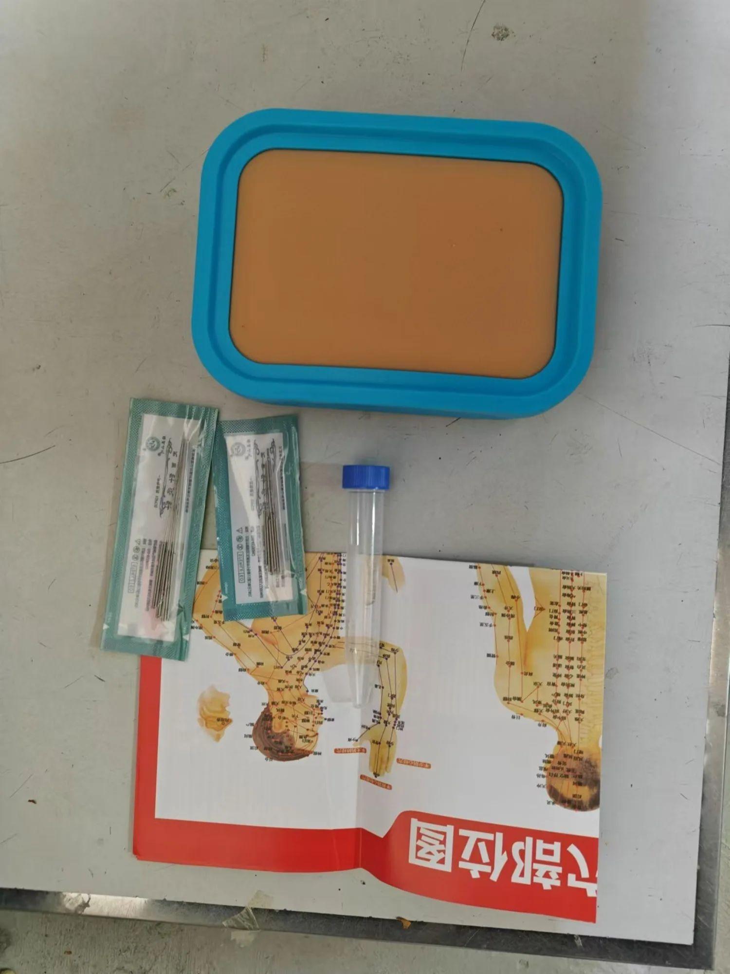 

Acupuncture Training Practice Model Kit - Acupuncture Point Location Training Needle Package for Chinese Medicine Students with синий