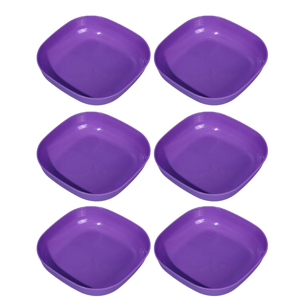 Reusable Lightweight Dinner Plate Multipurpose Fruit Snack Plate For Home Kitchen Picnic Easy To Clean