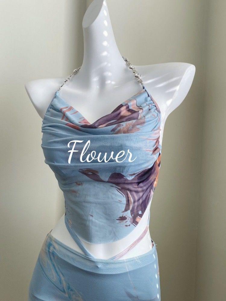 2025 Fairy-Inspired Three-Piece Swimsuit Set: Elegant, Conservative, and Perfect for Summer Vacations and Hot Springs.