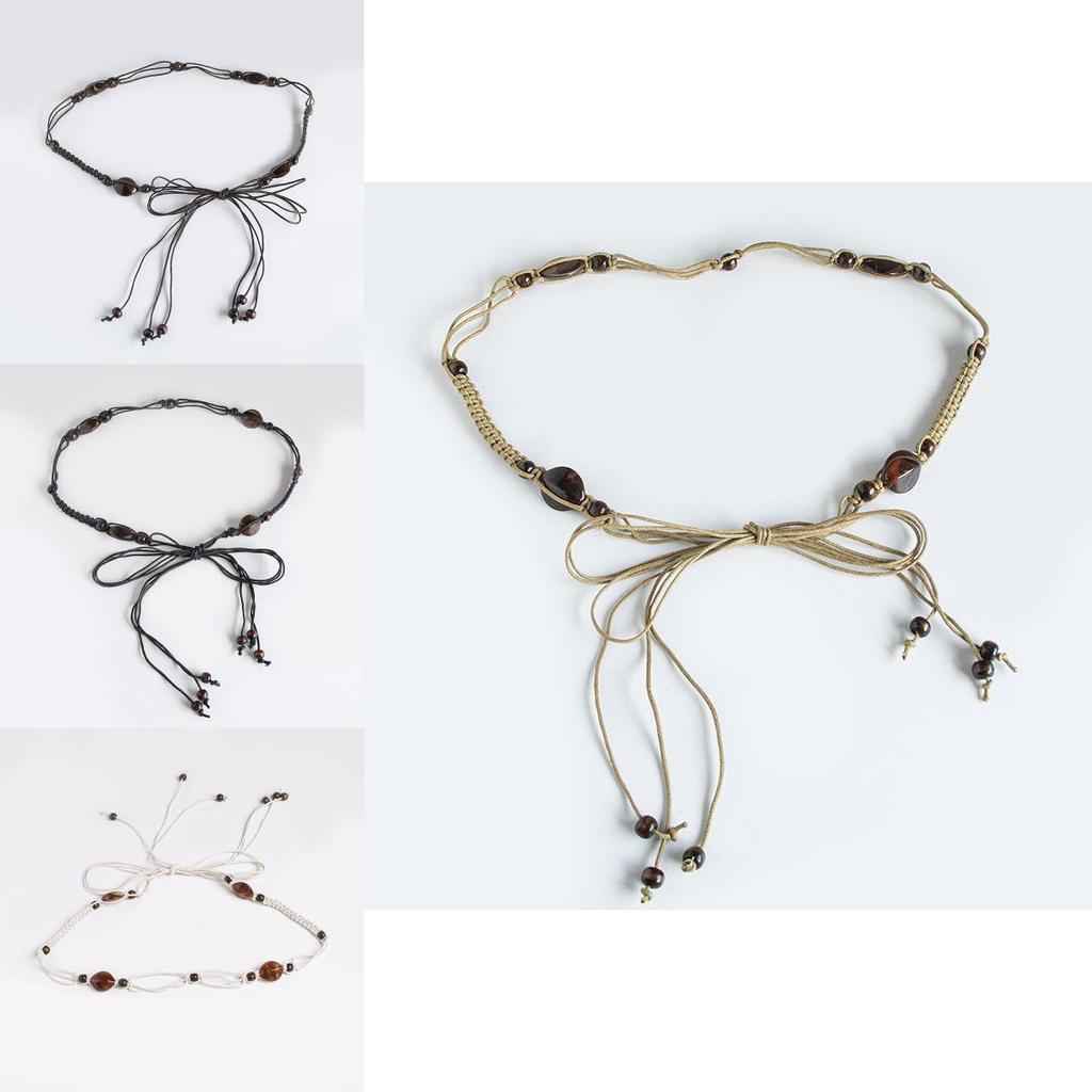 Bohemian Style Bead Decoration Women Casual Weaving Waist Chain For Women
