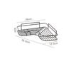 Toilet Storage Rack Bathroom Shelf No-Drill Corner Shelf Shower Wall Mounted Shelf Bracket Bathroom Accessory Organizer Shampoo