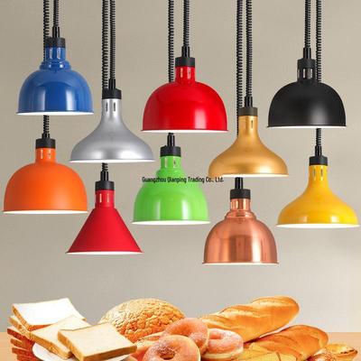 Retractable Heat Lamp: Moisture-Proof Buffet & Fast Food Warmer for Self-Service Restaurants