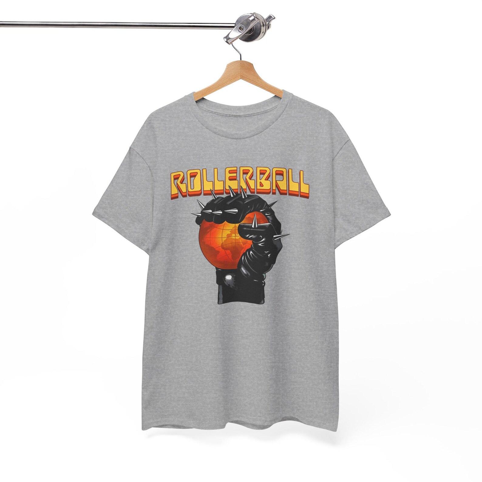 Rollerball Fist Spiked Glove Sci Fi Movie T-Shirt – 100% Cotton Tee S