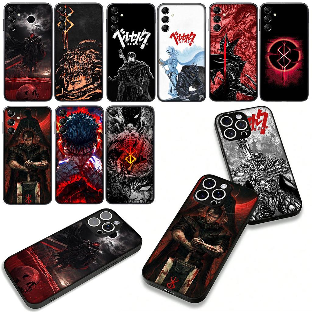 Für Samsung Galaxy A25 A37 A57 A12 A14 A31 A41 A50 A51 A70 A71 A72 A21S A04 M15 Note 20 9 8 10 Hülle Case Berserk Comics Guts