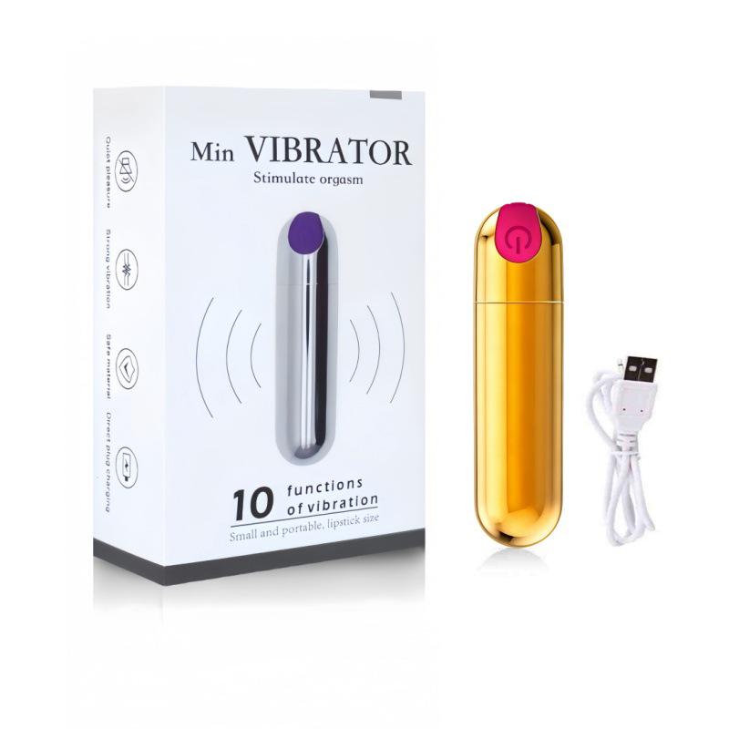 Wireless USB Rechargeable 10-Speed Bullet Vibrator & Anal Massager